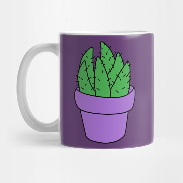 Purple Pot Succulent by saradaboru